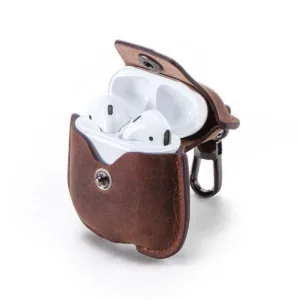 LEATHER CASE FOR AIRPODS 1/2 GEN
